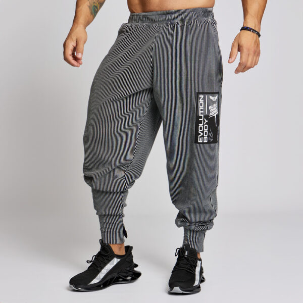 Sweatpants Evolution Body Black-White 2600BLACK