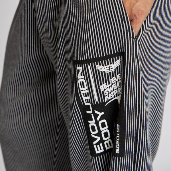 Sweatpants Evolution Body Black-White 2600BLACK - Image 2