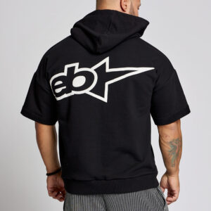 Short-sleeve hoodie Evolution Body Black 2609BLACK