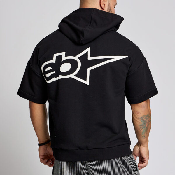 Short-sleeve hoodie Evolution Body Black 2609BLACK