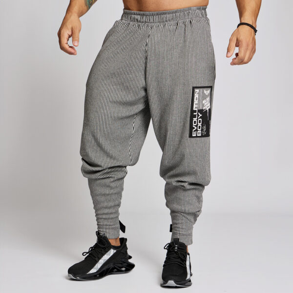 Sweatpants Evolution Body Black-White 2600BLACK