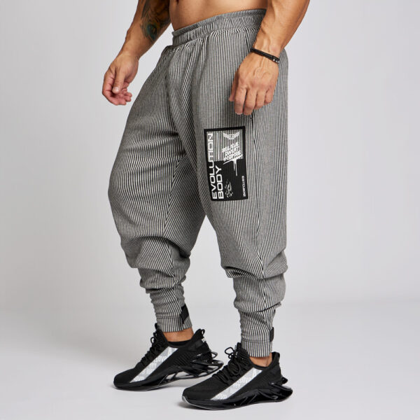 Sweatpants Evolution Body Black-White 2600BLACK - Image 3