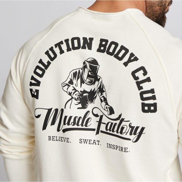 Sweatshirt Evolution Body Ecru 2610ECRU - Image 3