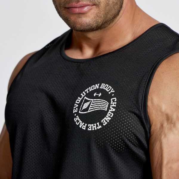 Sleeveless Tank Top Evolution Body Black 2635BLACK - Image 3