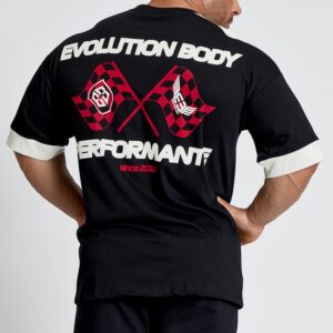 Short sleeve sweatshirt Evolution Body Black 2649BLACK