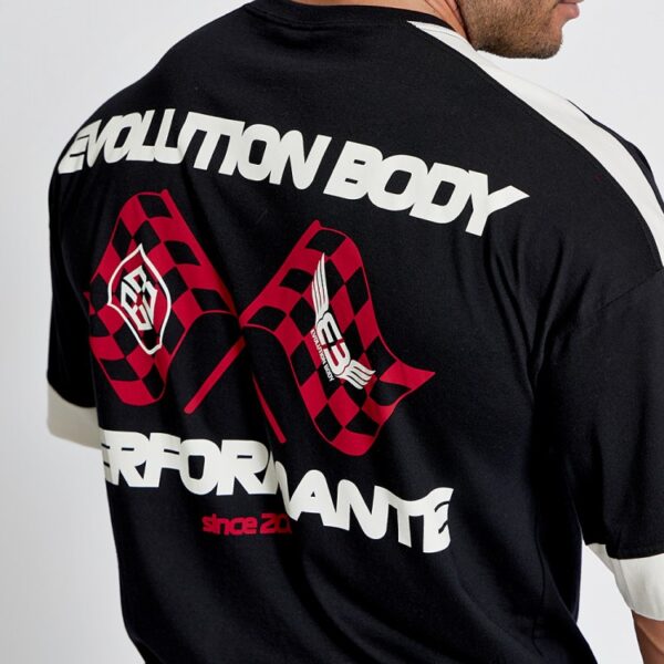 Short sleeve sweatshirt Evolution Body Black 2649BLACK - Image 3