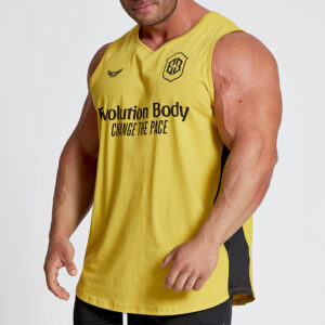 Sleeveless Tank Top Evolution Body Yellow 2640YELLOW