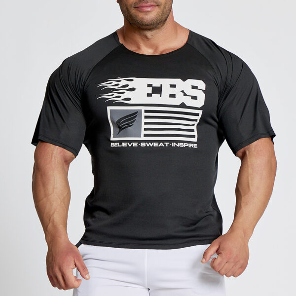 Short sleeve sweatshirt Evolution Body Black 2629BLACK