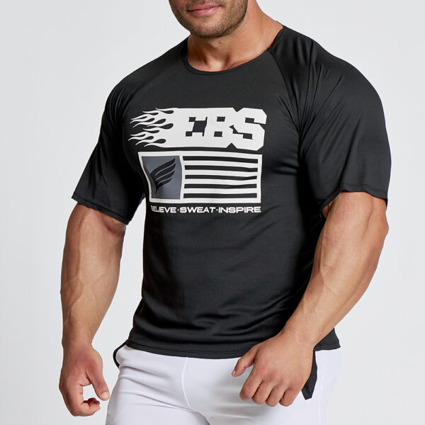 Short sleeve sweatshirt Evolution Body Black 2629BLACK - Image 2