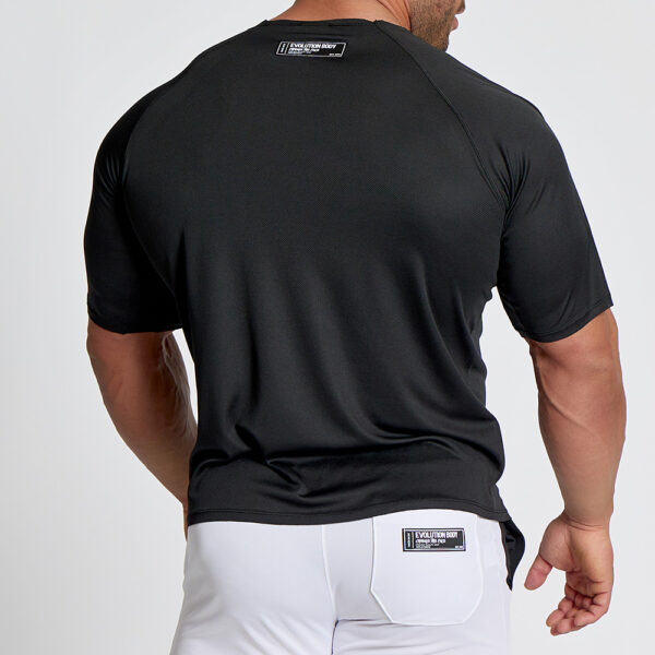 Short sleeve sweatshirt Evolution Body Black 2629BLACK - Image 3