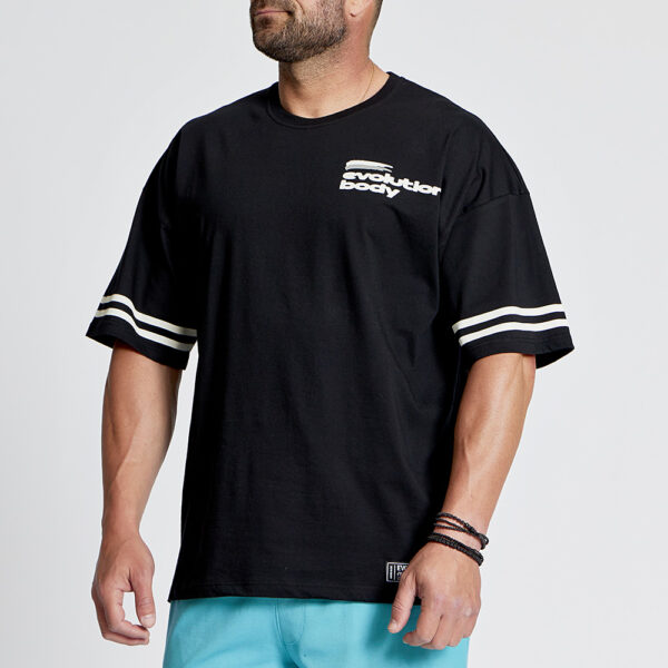 Short sleeve sweatshirt Evolution Body Black 2650BLACK - Image 3