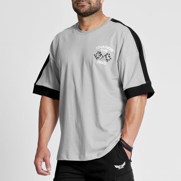 Short sleeve sweatshirt Evolution Body Grey 2649GREY - Image 3