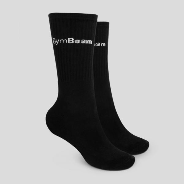 Κάλτσες 3/4 3Pack Black - GymBeam - Image 2