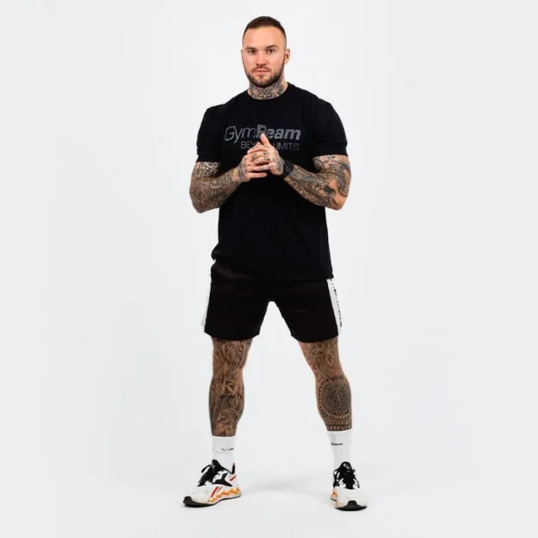 Ανδρικό T-shirt Beyond Limits Βlack - GymBeam - Image 3