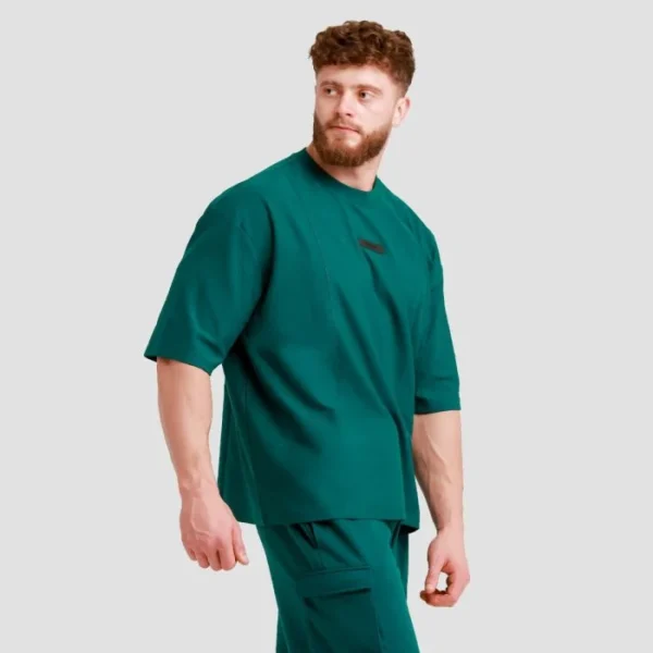 Unstoppable Oversized T-Shirt Green- GymBeam - Image 2
