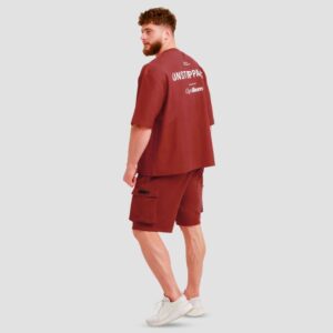 Unstoppable Oversized T-Shirt Red- GymBeam