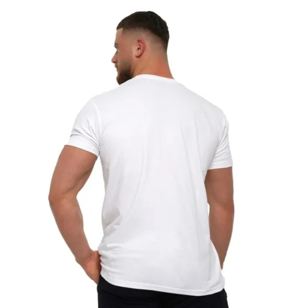 Ανδρικό μπλουζάκι Stronger Together White - GymBeam - Image 4