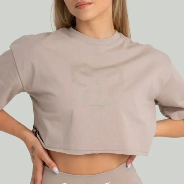 Γυναικείο CropTop Taupe - STRIX - Image 2