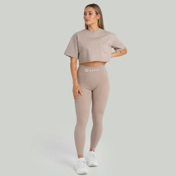 Γυναικείο CropTop Taupe - STRIX - Image 3