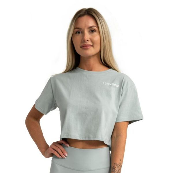 Γυναικείο T-Shirt Limitless Cropped Eucalypt - GymBeam - Image 2